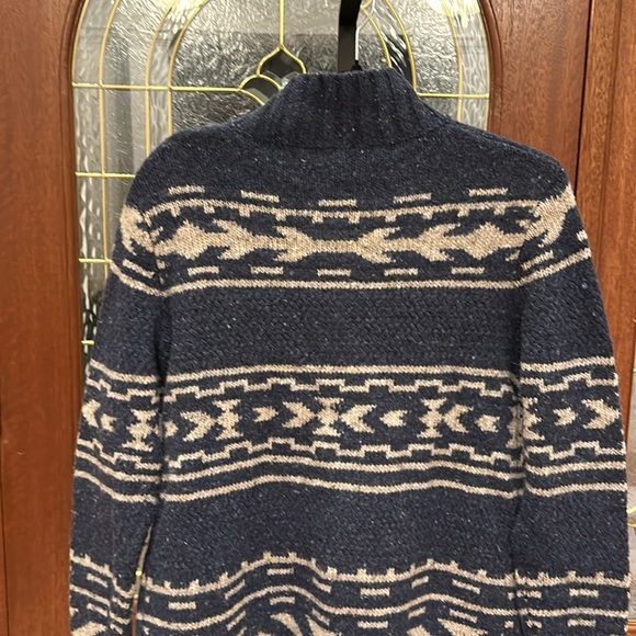 PENDLETON women’s GRAPHIC DONEGAL MERINO CARDIGAN - Picture 14 of 16